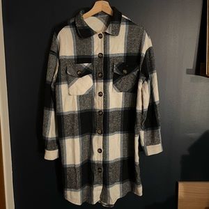 Plaid shacket